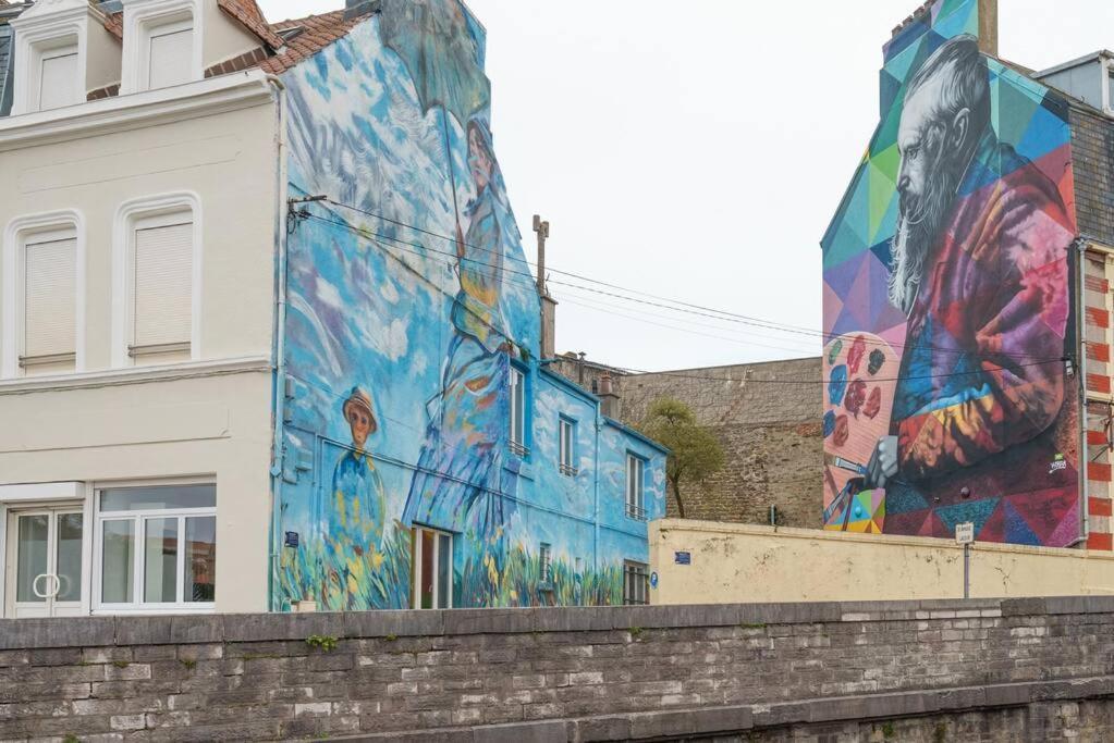ブローニュ・シュル・メールStation Street Art 2-4 Pers Wifiアパートメント エクステリア 写真